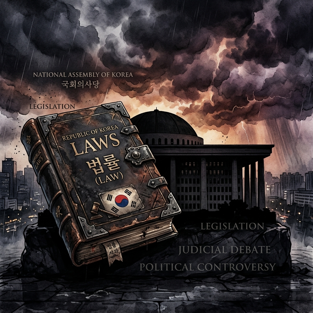 사법 사태와 국회 실루엣